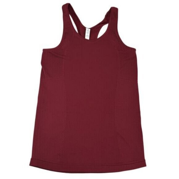 Lululemon Reveal Racerback In Deep Rouge Size Medium - Picture 6 of 9